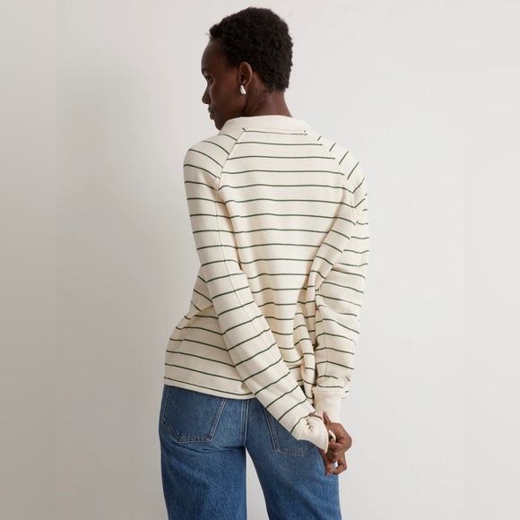 Madewell Betterterry Polo Sweatshirt - Picture 4 of 13